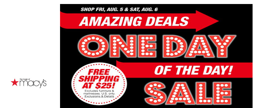 1 day sale coupon code